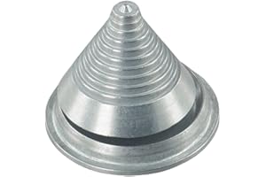 KHIRONHIVE Équilibreur de lames en métal pour tondeuse à gazon – Outil professionnel pour équilibrer les lames de tondeuse à gazon rotative et de débroussailleuse – Réduit l'usure du moteur – Fournit des coupes