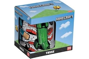 JOOJEE GMBH Minecraft Alex & Miner Vs Creeper Tasse, 325 ml