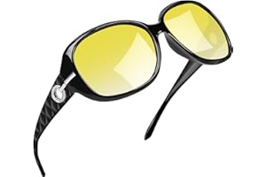 Joopin Occhiali da Sole Polarizzati Grande Donna Vintage Moda Guida Protezione UV400 Oversize Rettangolari Occhiali Signora