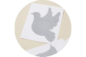 QEERINER Fliegengitter Reparatur Set, Stark Kleber Fliegengitter Fenster Reparaturband, Fliegengitter Flicken, für Fliegengitter Tür, Insektenschutz Fenster, Moskitonetz. (Taubenform)