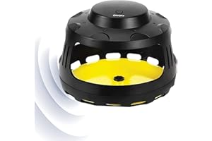 ISOTRONIC Trampa electrónica para moscas con luz y lámina amarilla contra moscas, moscas de la fruta, mosquitos, pulgas, polillas, hormigas (1)