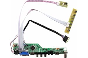 VSDISPLAY HDMI+VGA+AV+USB wejście LCD płytka kontrolera do B156HW01 LP173WF1 15,6'' 17,3'' 1920x1080 40-pinowy panel LCD