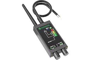 JMDHKK M8000 Hidden Camera Detector, Camera Finder,Bug Detector, Magnetic Tracker Detector, Portable Privacy Protection Device for Travel, Hotels, Vehicles, Offices, and Fitting Rooms (Black)