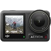 DJI Osmo Action 4 Combo Standard cam impermeabile 4K/120fps con sensore 1/1.3”, incredibili immagini con scarsa illuminazione