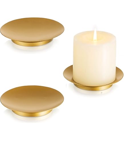 Transparante onderzetters, glazen voor kaarsen (16 stuks), kaarsenhouder, stompkaarsen, ideaal voor spa-decoraties, bruiloften, feesten, woondecoratie, tafeldecoratie en geschenken