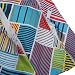 Waterproof Resuable Wet Dry Baby Diaper Bag Organizer Pouch Dual Zipper Two Pockets Checked Pattern