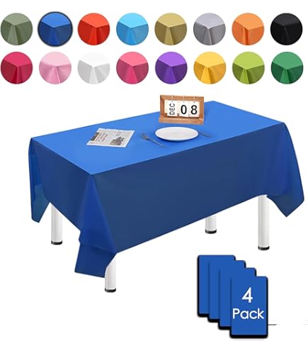 Nappe Rectangulaire Unie En Polyester - 140x300 Cm, Noir, Lavable
