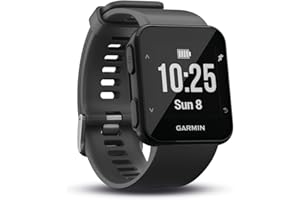 Garmin Forerunner 30 Montre GPS de Course àPied avec Cardio Poignet Gris (Reconditionné)