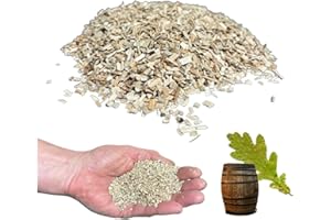 Down the Cove 100g Bourbon Soaked Oak Wood Chips - Fine (approx 2mm) for Hot Smokers/Smoking Ovens/Smoking Guns