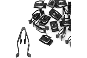 ‎UXCELL sourcing map 20 Stück Auto Armaturenbrett Konsolenverkleidung schwarz aus Metall