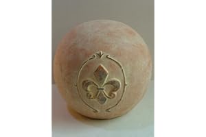 Bella-Vita GmbH Deko-Kugel orange aus Keramik Durchmesser 10 CCM Gartendekoration Dekoration Geschenk