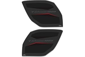 ‎RESIN BIKE Resin Bike Aufkleber Motorrad Kompatibel Mit Suzuki V-Strom 1000 2014 2016. Schutz Seitenlichter Tank Von Hülle PU Graffi. Paar Aufkleber 3D Harz IN Version Groß