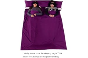 BAO CORE Pordable Travel Double Sleeping Bags on Business Travel Hotel Lightweight Health Sleeping Sack Prevent Dirty Adult Sheet Bedding Bag