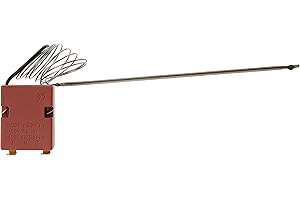 Paxanpax PCK558 Universal-Ofenthermostat 50°C-320°C (entspricht EGO Typ 55.13069.500), Silber