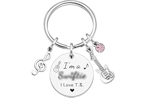 POAEMKI Singer keyring Fans Gifts For T.S Fans Women Girls Keyring Keepsake Accessories “I’M A Swiftie I Love T.S” Fans Lover Souvenir Gift Jewelry