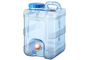 Schildeng Jerrican à eau portable 10 l avec robinet, seau sans BPA et non toxique pour le camping