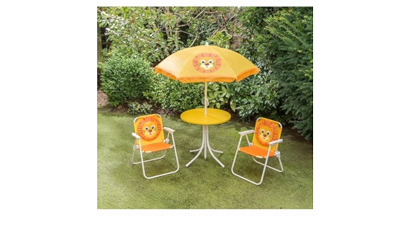 Childrens Relax In The Garden Patio Set Lion Amazon Co Uk Baby