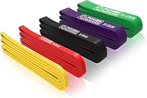 POWER GUIDANCE Bande de Résistance Bande Élastique pour Exercice,Yoga,Entrainement Corps, Jambes, Fessier Pull Up