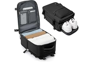 ﻿BJLFS Plecak Podróżny Ryanair 40x20x25 Plecak próżniowy z systemem kompresji Torba Kabinow Easyjet Bagaż Podręczny 45x36x20 Damski Plecak Laptopowy odpowiedni dla 14 cchdporn