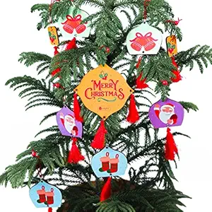 Indigifts Christmas Small Hanging Christmas Decoration for Home Merry Christmas Hanging Christmas Ornaments for Home Christmas Decoration Items for Tree Christmas Decoration for Kids Room