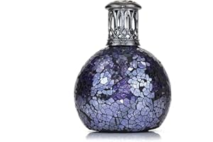 Ashleigh & Burwood Small Fragrance Lamp | All Because | Hand-Crafted Lilac & Indigo Mosaic | 30-40 Minute Burn Time | Home Fragrance & Air Purifying Diffuser