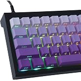 Keycaps PBT 135 Keys Side Letter Transparent Engraved Custom Keycaps for ANSI&amp;ISO Layout Gateron Kailh Cherry MX Switches Mec