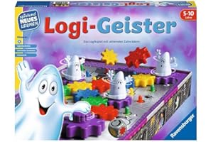 RAVENSBURGER SPIELEVERLAG Logi-Geister: Das Logikspiel mit ratternden Zahnrädern