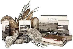 SALUMI PASINI "Prestige" Food Hamper by Salumipasini® | Food Gift Box with Mixed Italian Charcuterie Products | Perfect for Christmas or Any Other Occasion | 2,5 kg