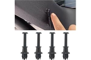 Adunsiaoto 4 Pezzi Clip di Fissaggio Gancio per Cordino ripiano Posteriore Auto, Auto Pioli per Ripiano per Bagagliaio, Auto Cappelliera Posteriore Scaffale String Tenere la Cinghia del Cavo