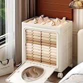Glazeus 140 Litre Depolama Kutusu, Gri, Dolap ve Sandık Olarak Kullanılabilir, 56x66.5x38 cm, &Ccedil;ok Ama&ccedil;lı Saklama &Ccedil;&ouml;z&uuml;m&uuml; (Kahv