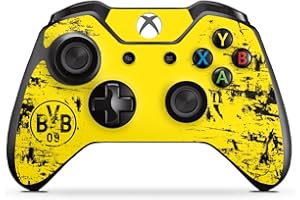 DeinDesign Skin kompatibel mit Microsoft Xbox One Controller Folie Sticker Borussia Dortmund Offizielles Lizenzprodukt BVB