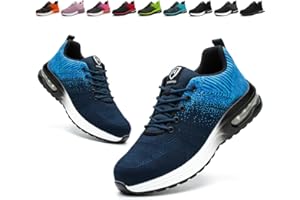 Bawalon Arbeitsschuhe Leicht Herren Sicherheitsschuhe Damen rutschfest Sportlich Stahlkappenschuhe Atmungsaktiv mit Stahlkappe Arbeitsschutzschuhe