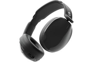 Skullcandy Hesh 540 ANC Wireless Over-Ear Bluetooth Headphones with THX Spatial Audio, Active Noise Cancelling, Personalized Sound, Up to 65 Hours Battery, Microphone for iPhone Android - True Black