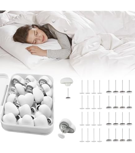 uxcell Lot de 8 épingles de housse de couette pour maintenir