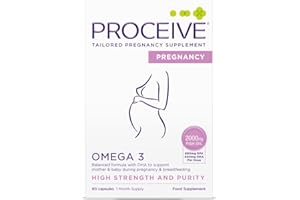 Proceive® Pregnancy Omega 3 High Strength & Pure Fish Oil Tablets (60 Capsules)