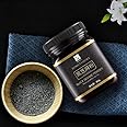 Pure Black Sesame Powder, Sugar Free, Walnut and Five Black Powder, Nutritious and Healthy Breakfast Soup, Black bean powder, HALAL, Ideal Vegan Snack (Black sesame powder,1 Can)