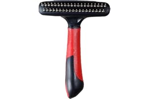 Karlie 1030236 Rastrillo Pelo Muerto Doble Fila Corto/Largo, Metálico