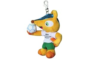 ‎JOYTOY Fuleco 13 cm Plüsch mit Metall Anhänger - Das offizielle Maskottchen der FIFA Fussball-Weltmeisterschaft Brasilien 2014