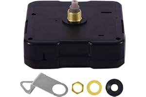 WinTaim Movimento al quarzo, super silenzioso, per orologio da parete, codolo lungo e gambo corto, 8/13/18,5/20/22 mm, fai da te, meccanismo di ricambio di ricambio (senza lancette. serie WT-5168)