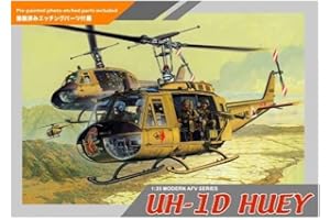 DRAGON MODELS USA 1/35 UH-1D Helicopter "Huey" w/ Four Crewmen ~ Nam Series