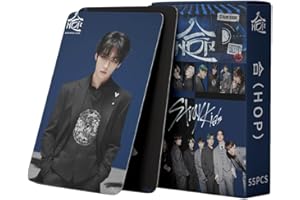 UENXRXE 1 Juego Photocards Blackpink & Stray Kids, 55 Tarjetas de Fotos de Carteles para Niños, Adecuado para fans