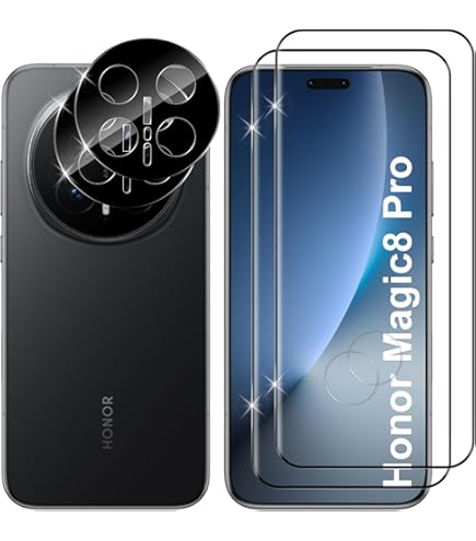 Savvies 3 Stuks Tempered Glass Film voor Honor Magic 8 9H