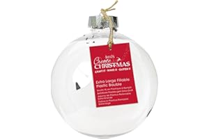 PAPERMANIA Create Weihnachtsbaumkugel, befüllbar, extra groß