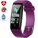 HETP Fitness Tracker Cardiofrequenzimetro, Orologio Fitness Impermeabile IP67 Activity Tracker GPS Pedometro da Polso...