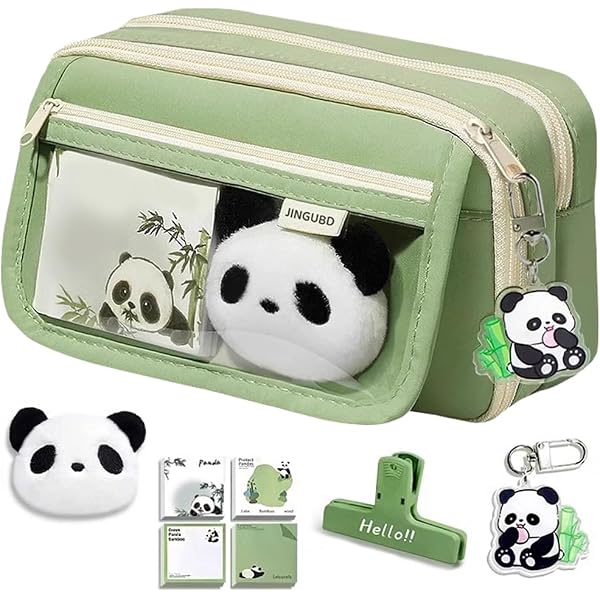 Forlity Kawaii Federmäppchen Mit Katzen-Design – Großes Fassungsvermögen & 5 Lesezeichen