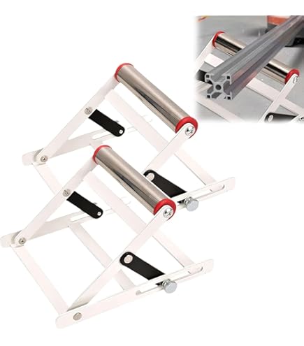 Trend Adjustable Miter Saw Roller Stand, 140 Lbs Capacity And Height