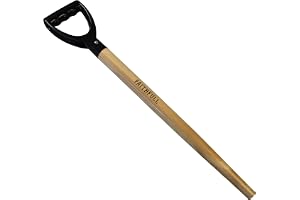 Faithfull Schaufelstiel aus Eschenholz mit Kunststoff-Griff, konusförmig, 71 cm