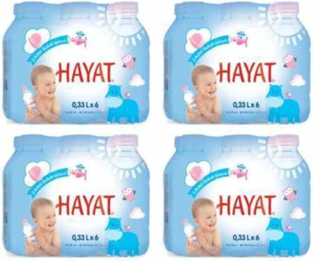 Hayat Su Hayat Doğal Mineralli Bebek Suyu 330 Ml 24'Lü Paket