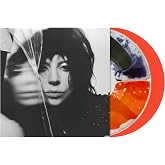 Mayhem Split Orange Black Liquid with Neon Orange Lady Gaga