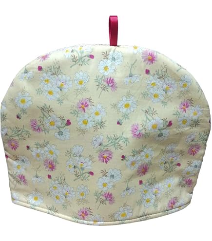 Teewärmer Mit Vintage-Blumenmuster – 100% Baumwolle, Isoliert, Staubdicht, Für Teekannen (ca. 15 Cm Durchmesser)